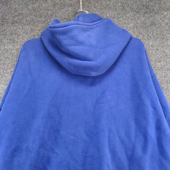 Ciano Farmer Men's Full Zip Hoodie Sweatshirt 3XL Long Sleeve Blue Embroidered - Picture 6 of 15